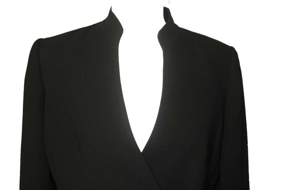Tahari Black Suit Jacket Women's Size 4 Career Business Blazer Lined Classic - Picture 5 of 9